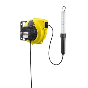 Meclube - avvolgicavo automatico con trasformatore e lampada es-260l 15m
