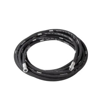 Meclube - tubo aria/acqua gomma sintetica nera r6 3/4" m-f 3/4" 15m