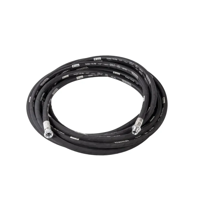 Meclube - tubo aria/acqua gomma sintetica nera r6 3/4" m-f 3/4" 15m