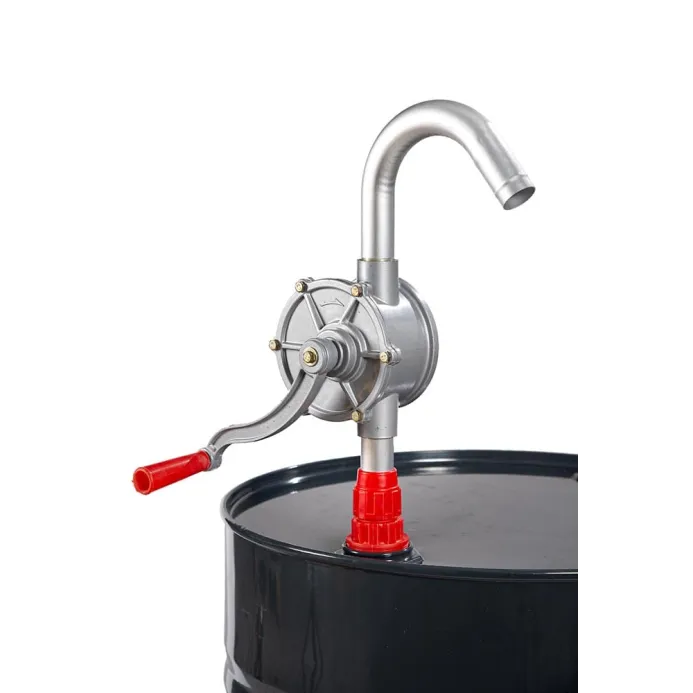 Meclube - pompa manuale rotativa in alluminio per carburanti