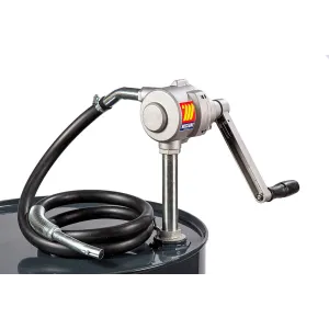 Meclube - pompa manuale rotativa in alluminio per carburanti h.d.