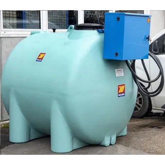 Meclube - def-tank 5000 l adblue® 34 l/min 12v con pistola ad80 e contalitri
