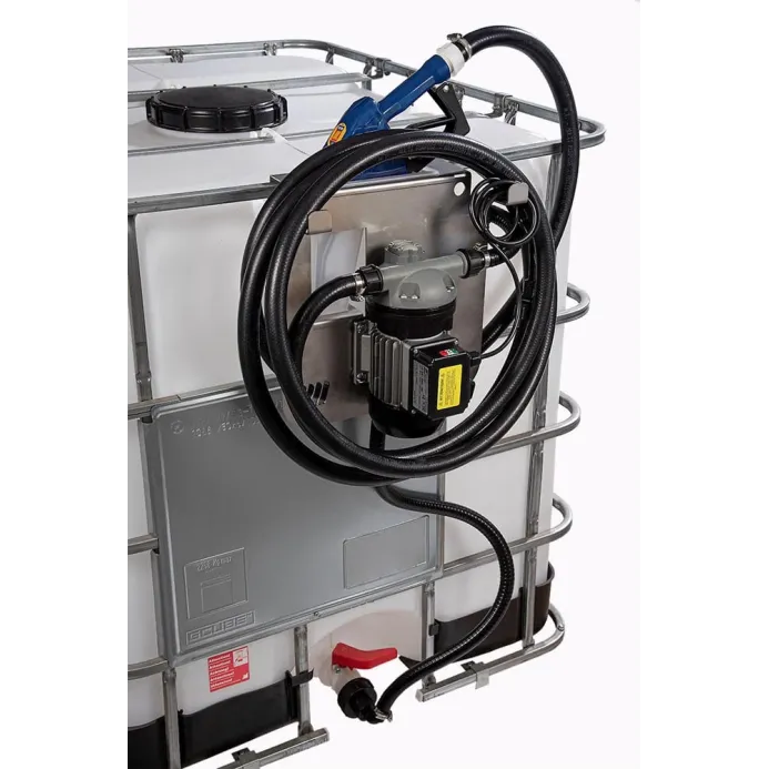 Meclube - kit ibc per adblue® 230v 40 l/min adattatore s60x6 con pistola manuale