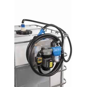 Meclube - kit ibc per adblue® 230v adattatore sec con pistola manuale, contalitri e filtro