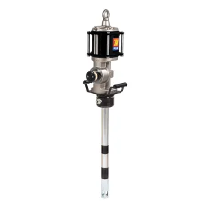 Meclube - pompa pneumatica industriale per grassi e materiali viscosi r110:1 mod.1511 flangiata doppio effetto