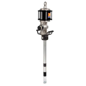 Meclube - pompa pneumatica industriale per grassi e materiali viscosi r110:1 mod.1511 flangiata doppio effetto