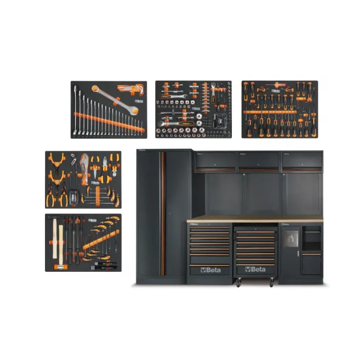 Beta c45pro 2.0 x/268ut - arredi pro 2.0 x 3mt con assortimento di 268 utensili