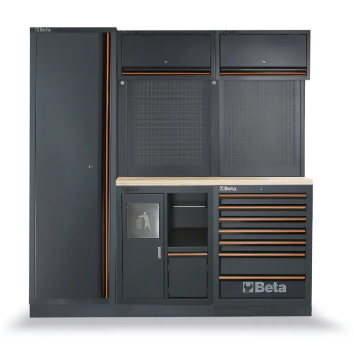 Beta c45pro cw - arredi pro c-2mt piano wood 2mod+armadio