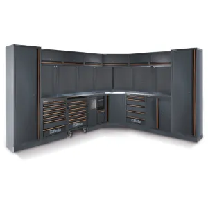 Beta c45pro dx - arredi pro d-3,5+2mt inox corner+2armadi