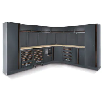 Beta c45pro dw - arredi pro d-3,5+2mt wood corner+2armadi