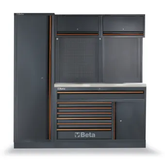 Beta c45pro ex - arredi pro e - 2mt inox 1 mod. + armadio