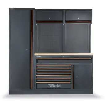 Beta c45pro ew - arredi pro e - 2mt wood 1 mod. + armadio
