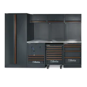 Beta c45pro hx - arredi pro h -3mt inox lineare c/act