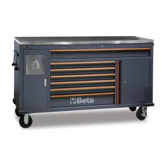 Beta c45pro mws/x - cassett.mobili work station 7cass + ms/x