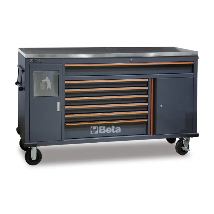 Beta c45pro mws/x - cassett.mobili work station 7cass + ms/x