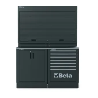 Beta rsc50 b - arredi b - 1,5mt 2mod+parete c/struttura