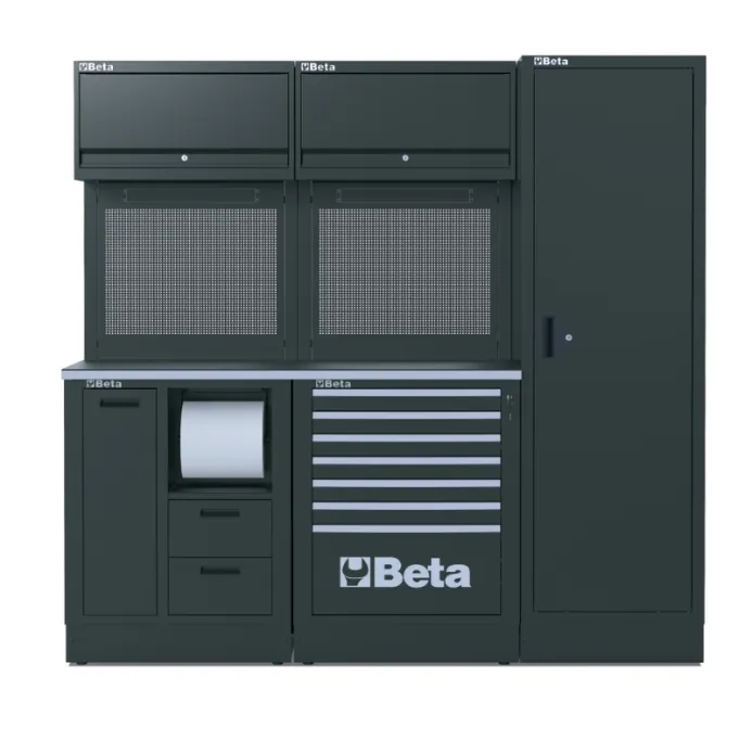 Beta rsc50 c - arredi c - 2,1mt 2 moduli + armadio a1