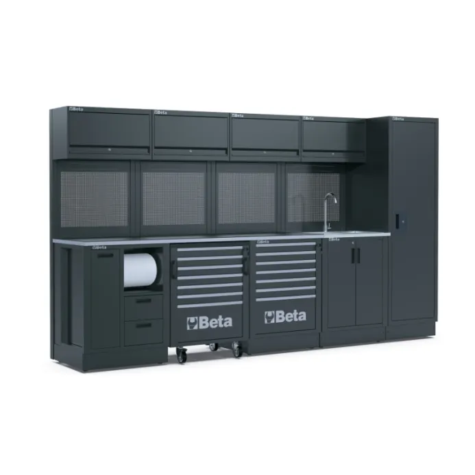 Beta rsc50 h - arredi h - 3,6mt c/mod.lavand+armadio a1