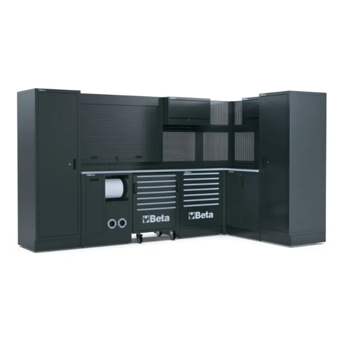 Beta rsc50 l - arredi l -3,5+2m corner c/ps + armadi a1