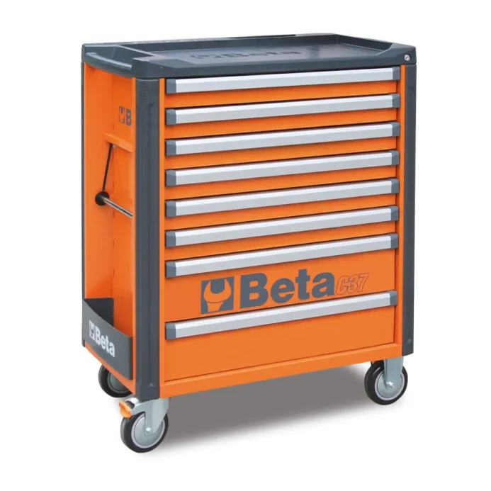 Beta c37/8-r - cassett.8 drawers vuote red c37 8/r