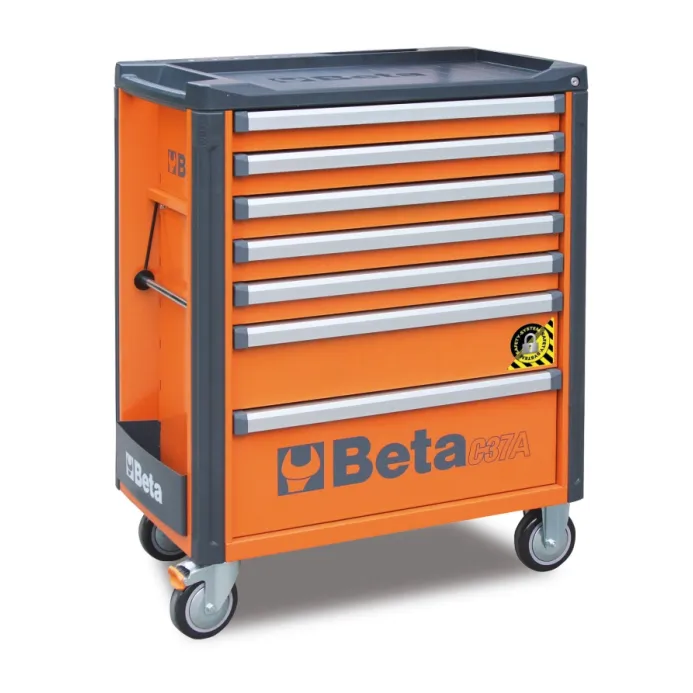 Beta c37a/7-r - cass.7 drawers antirib. red c37a 7/r