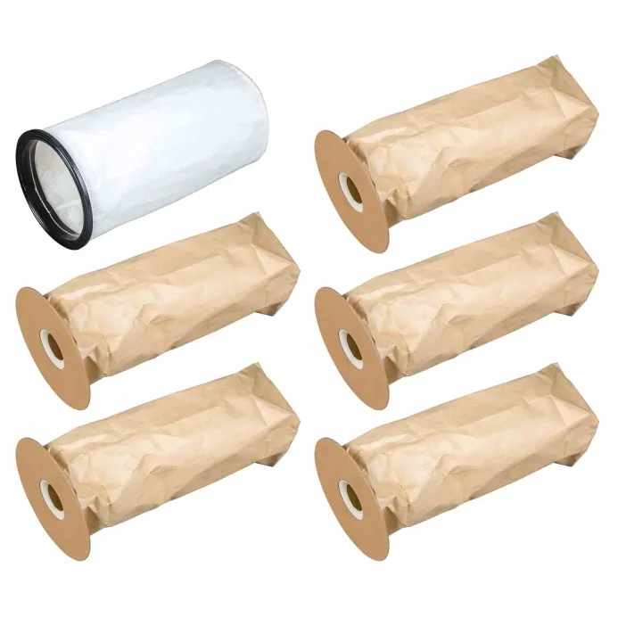 Cleancraft - Kit di base: 5 sacchetti filtro di carta, 1 filtro sacco in tessuto per flexCAT 104