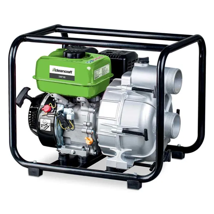 Cleancraft - Motopompa per acque chiare e scure, portata 966 l/min, modello SWP80