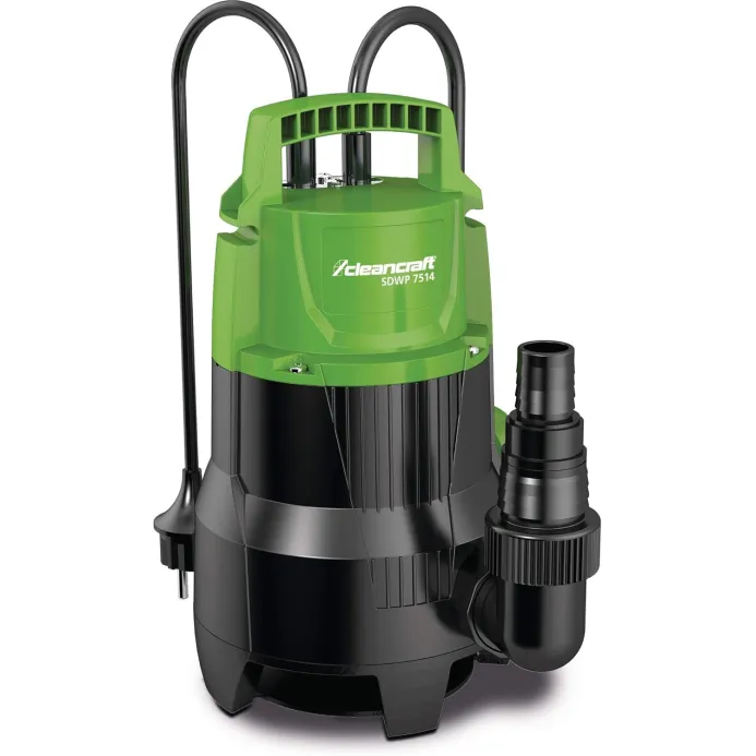 Cleancraft - Pompa combinata a immersione per acque chiare, portata 233 l/min, modello SDWP 7514