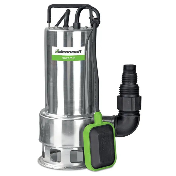 Cleancraft - Kit pompa a immersione per acque chiare e scure, portata 167 l/min, modello SDWP 8510