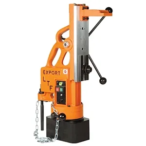 Ltf apparecchiature magnetiche - Supporto base rettangolare 250x150 mm per trapano 220V, capacità foratura Ø 32 mm