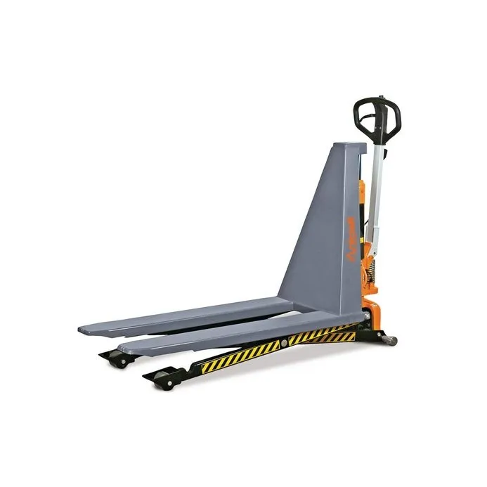 Unicraft - Transpallet a pantografo lunghezza forche 1170 elettroidraulico, portata 1t