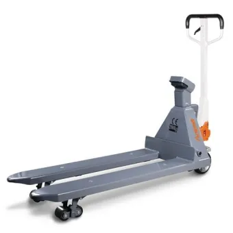 Unicraft - Transpallet con bilancia elettronica, portata 2 t lunghezza forche 1150 mm