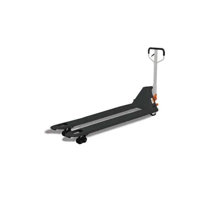 Unicraft - Transpallet manuale, portata 2,5 t, lunghezza forche 1800 mm