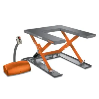 Unicraft - Piattaforma di alzata con tavola ad U, sollevamento max 760 mm