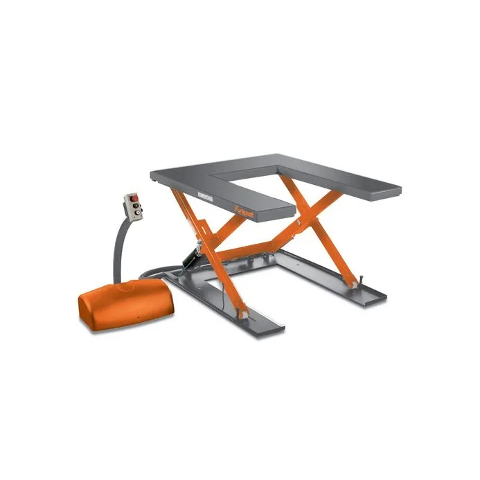 Unicraft - Piattaforma di alzata con tavola ad U, sollevamento max 760 mm