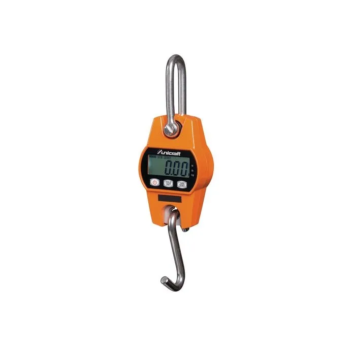 Unicraft - Bilancia elettronica HW 300 per carichi sospesi, portata 300 kg