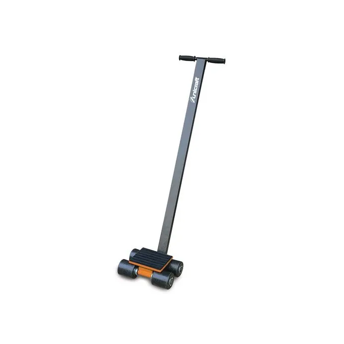 Unicraft - Pattini a 4 rulli con timone portata 3 t