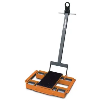 Unicraft - Pattini a 8 rulli con timone portata 6 t