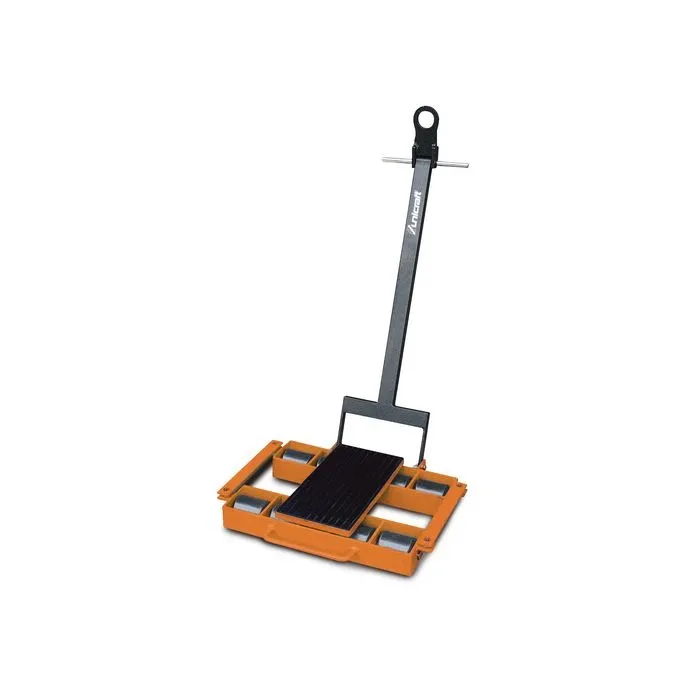 Unicraft - Pattini a 8 rulli con timone portata 6 t
