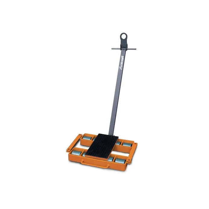 Unicraft - Pattini a 8 rulli con timone portata 12 t