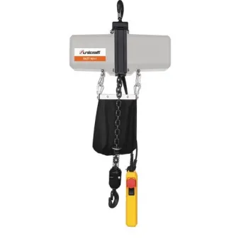 Unicraft - Paranco a catena elettrico 1 velocità, portata 500 kg