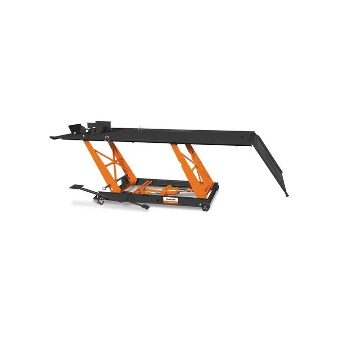 Unicraft - Piattaforma compatta di sollevamento motocicli, portata 450 kg