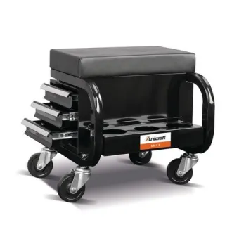 Unicraft - Sgabello di montaggio MH-S 3 con cassetti per riporre gli attrezzi