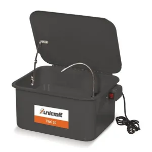 Unicraft - Cabina lavapezzi flusso detergente 3,3 l/min, volume cabina lavoro 20 l