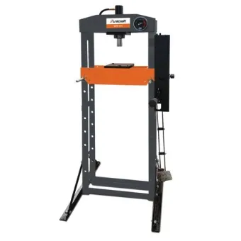 Unicraft - Pressa idraulica con attivazione manuale o pneumatica a pedale, forza di compressione 15 t