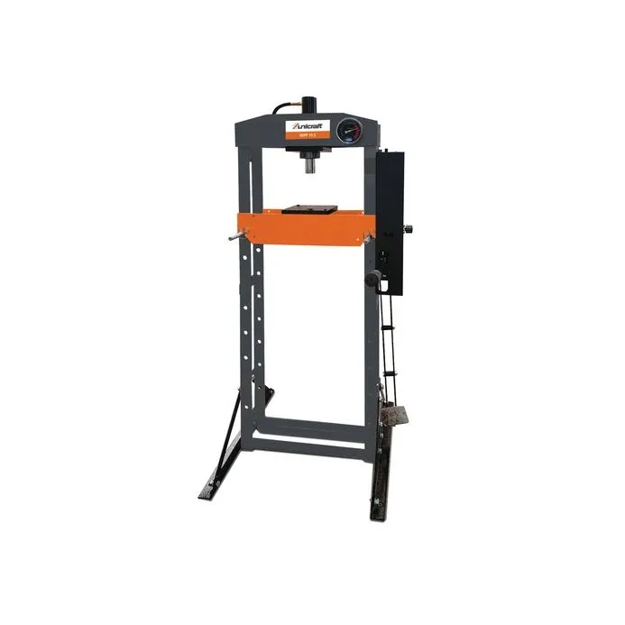Unicraft - Pressa idraulica con attivazione manuale o pneumatica a pedale, forza di compressione 15 t