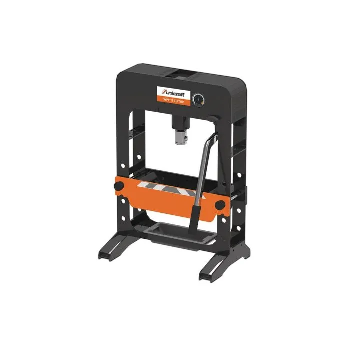 Unicraft - Pressa idraulica rinforzata manuale, forza di compressione 15 t