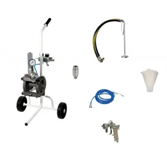 Asturo - Pompa K24 doppia membrana carrello fisso con kit di verniciatura_nuovo modello