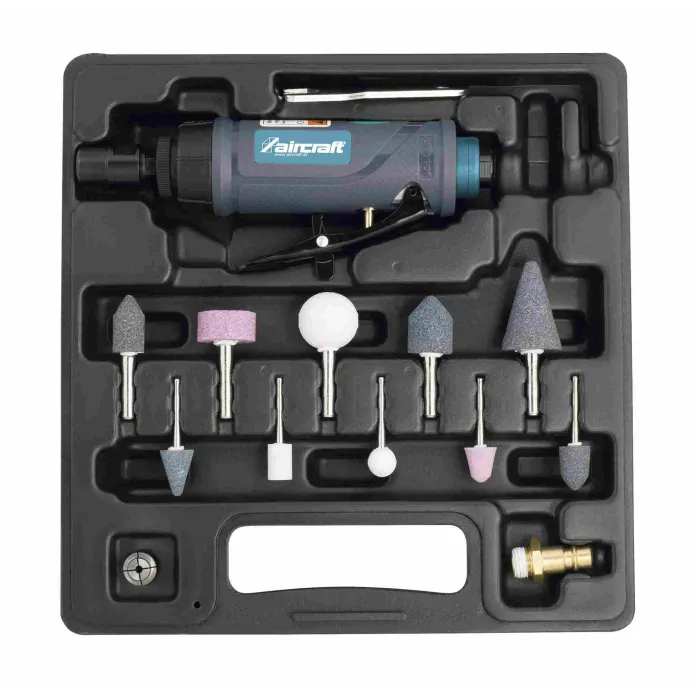 Aircraft - Set smerigliatrice diritta, 25000 rpm