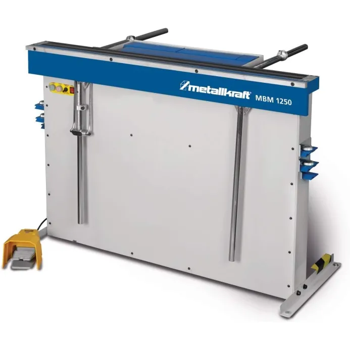 Metallkraft - Piegatrice a grembiale manuale con bloccaggio magnetico mod. MBM 1250